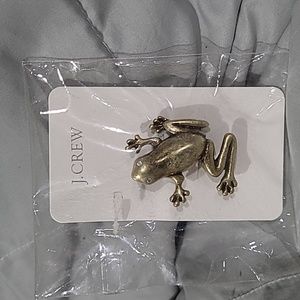 J Crew Frog Pin
